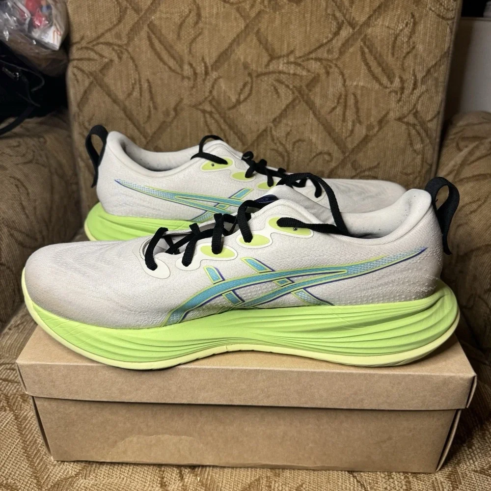 Asics Gel-Cumulus 27 Shoes Men's Size‎ 15 Neon Sneakers EUC!